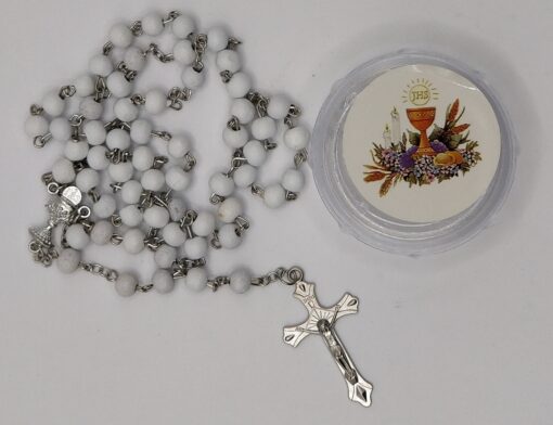 JN291FIWHT   - WHITE HOLY COMMUNION ROS