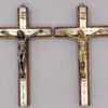 4009 WOOD*GOLD CRUCIFIX 15CM