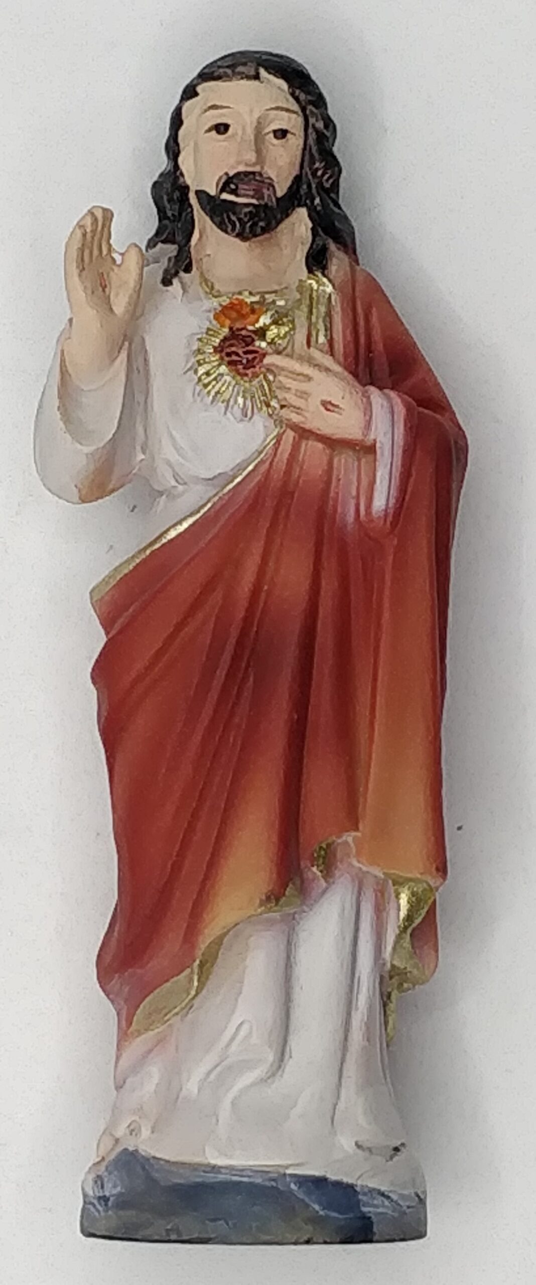 PB17874  STATUE OF SACRED HEART 9CM