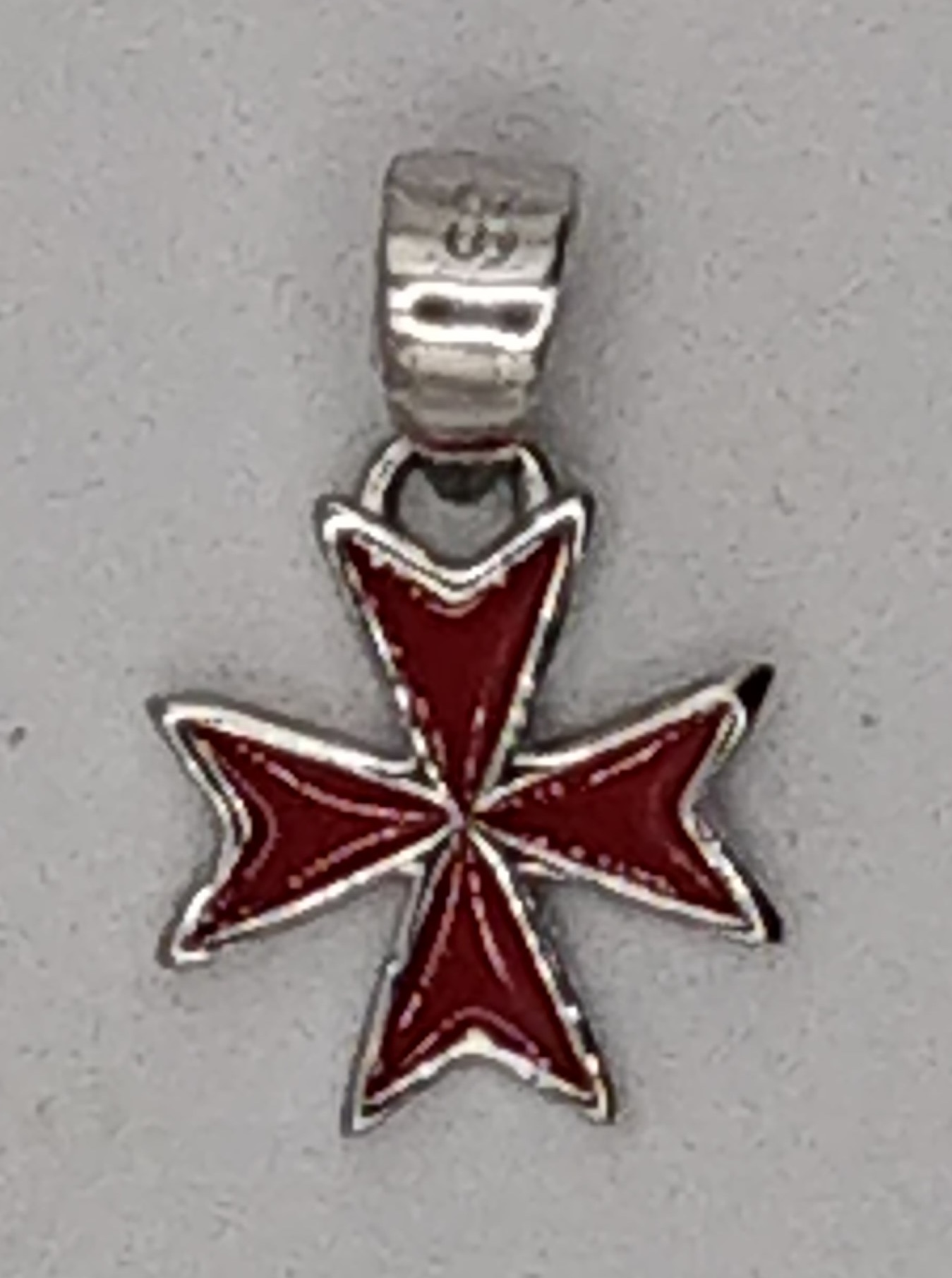 CRM002SRE SM RED MALTESE KNIGHTS' CROSS