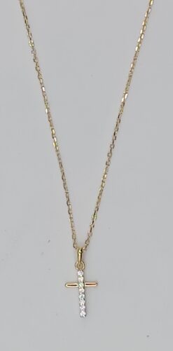 ASK9250948G GOLD WOMEN'S NECKLACE WIT CR