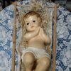 PB16834 - BABY JESUS 32 CM WITH MANGER
