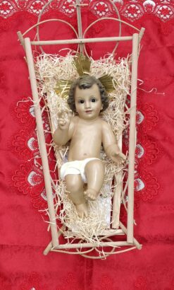 XCE10546 - BABY JESUS WITH MANGER 30CM