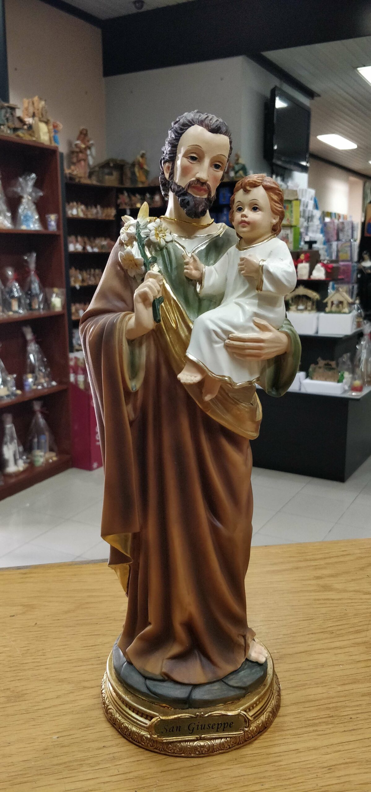 PB19859 ST. JOSEPH STATUE 40CM