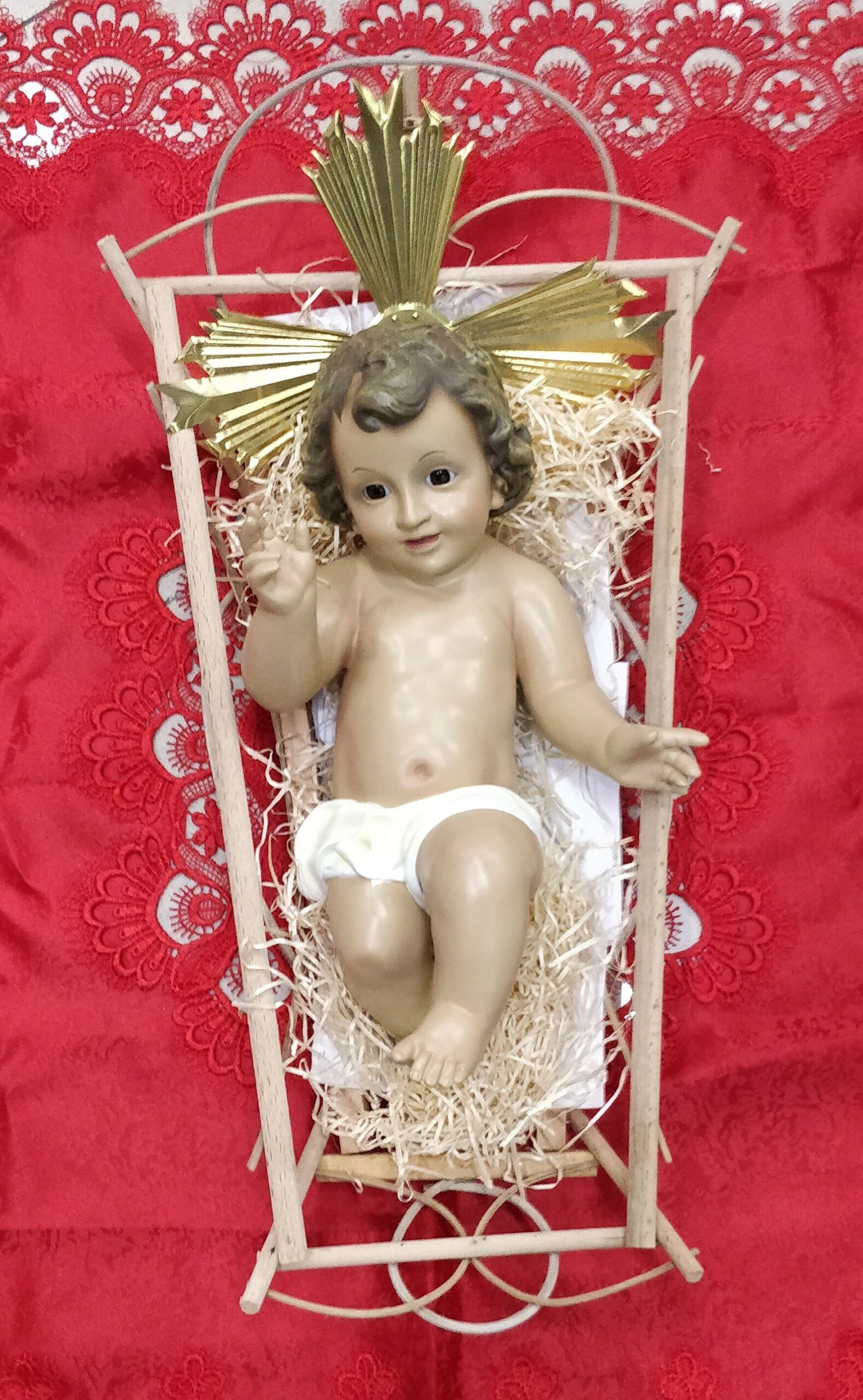 XCE10718 - BABY JEUS W MANGER 35CM