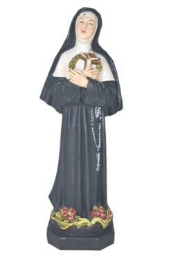 STATUE OF SAINT RITA  - 33CM RESIN