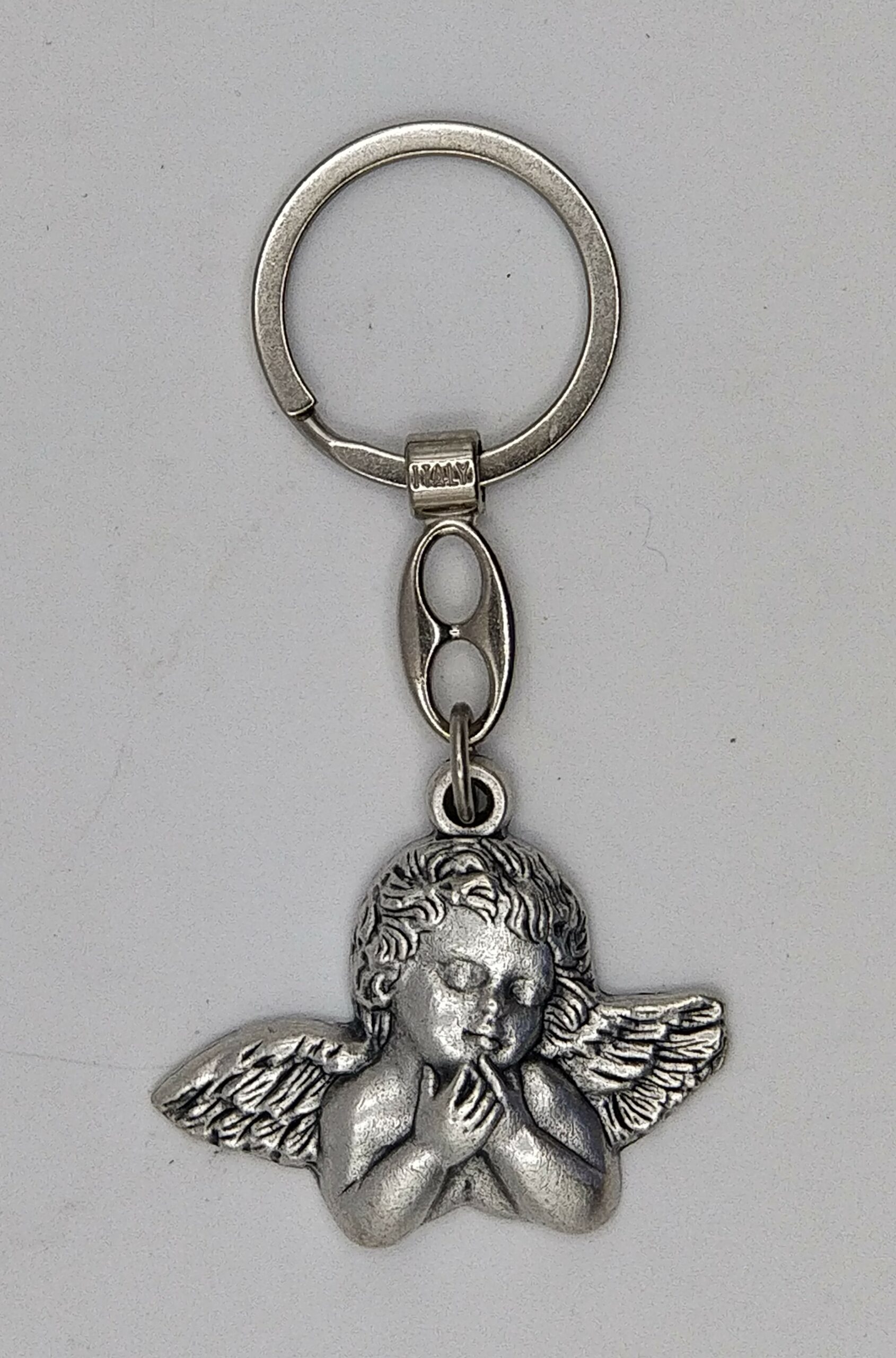 AL4263 - GUARDIAN ANGEL METAL KEYCHAIN