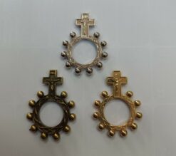 ALR30 - FINGER METAL ROSARY RING