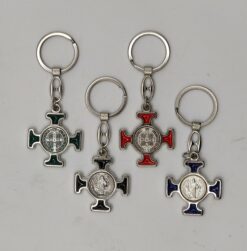 AL3460 ST. BENEDICT CELTIC KEYCHAINS