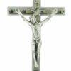 072803 - CROCE BARRETTA CON CRISTO METAL