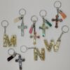 RESIN CROSS KEYCHAIN