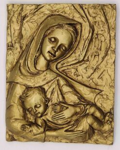 1392D2:  MADONNA CON BAMBINO 13X16CM